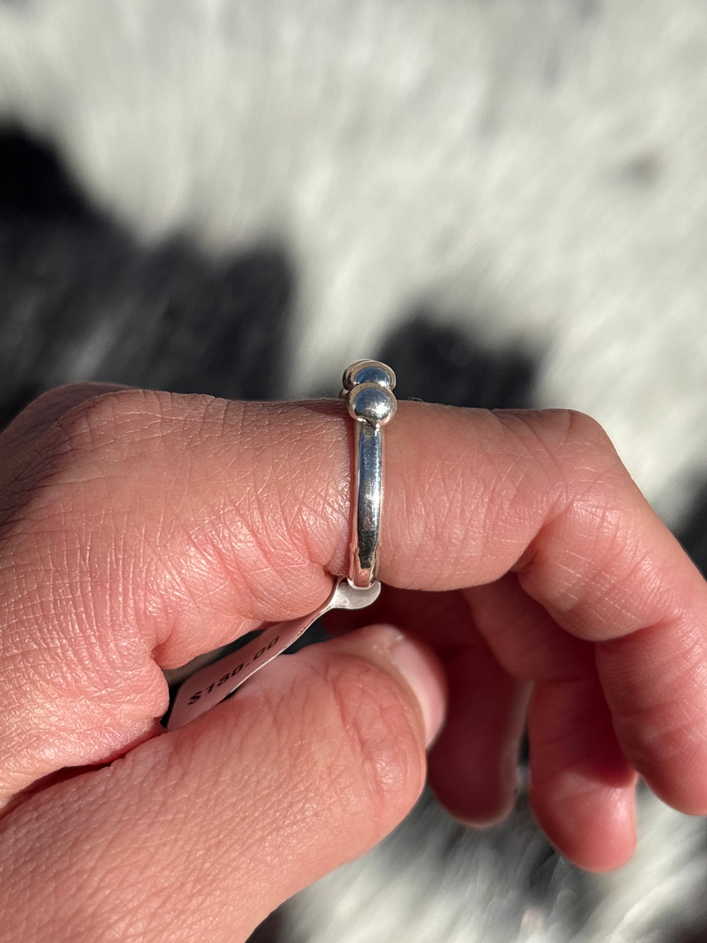 Native American, Hand-Made, Sterling Silver Ring