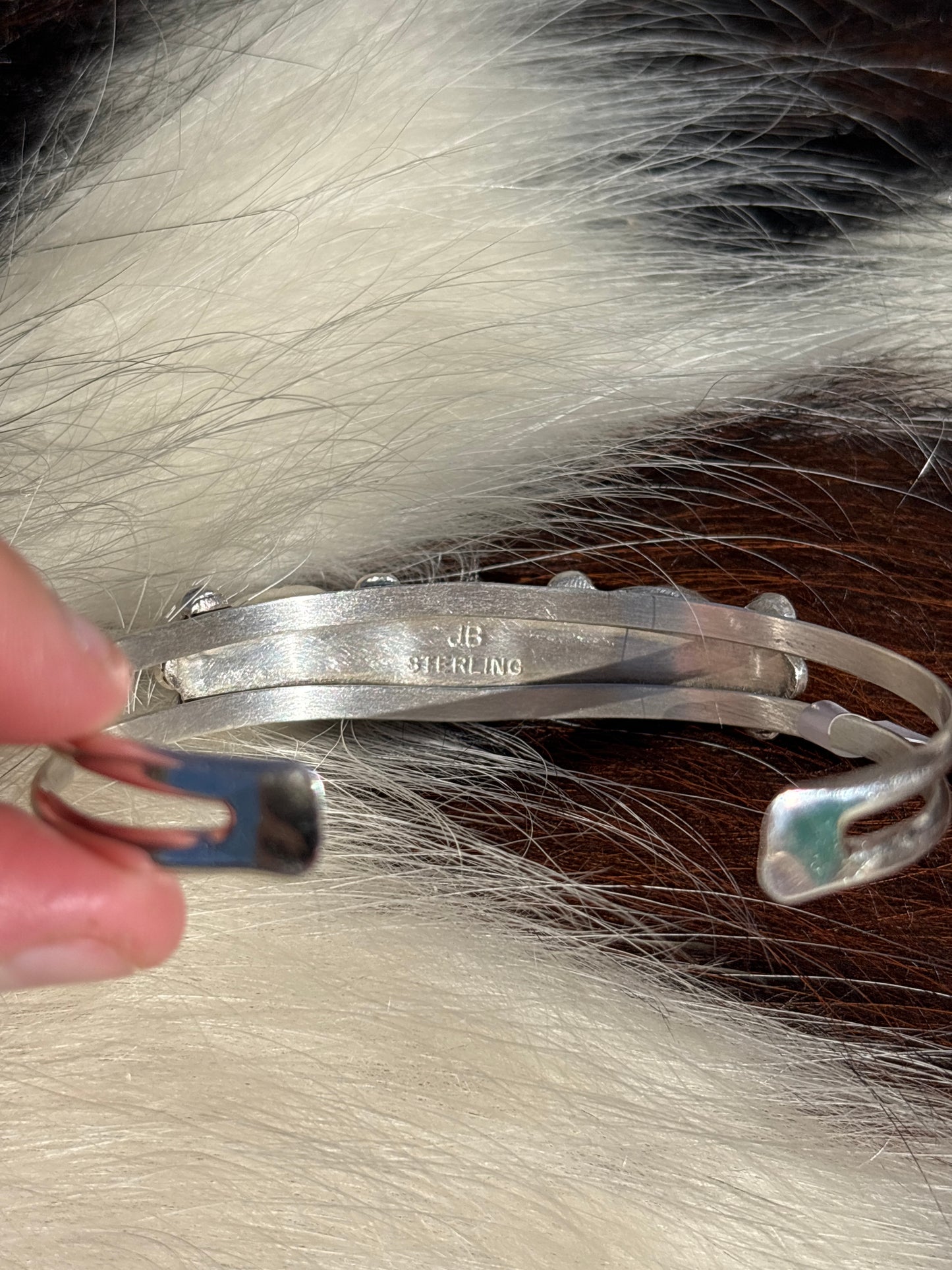 Native American, Handmade, Sierra Bella Turquoise & Sterling Silver Cuff