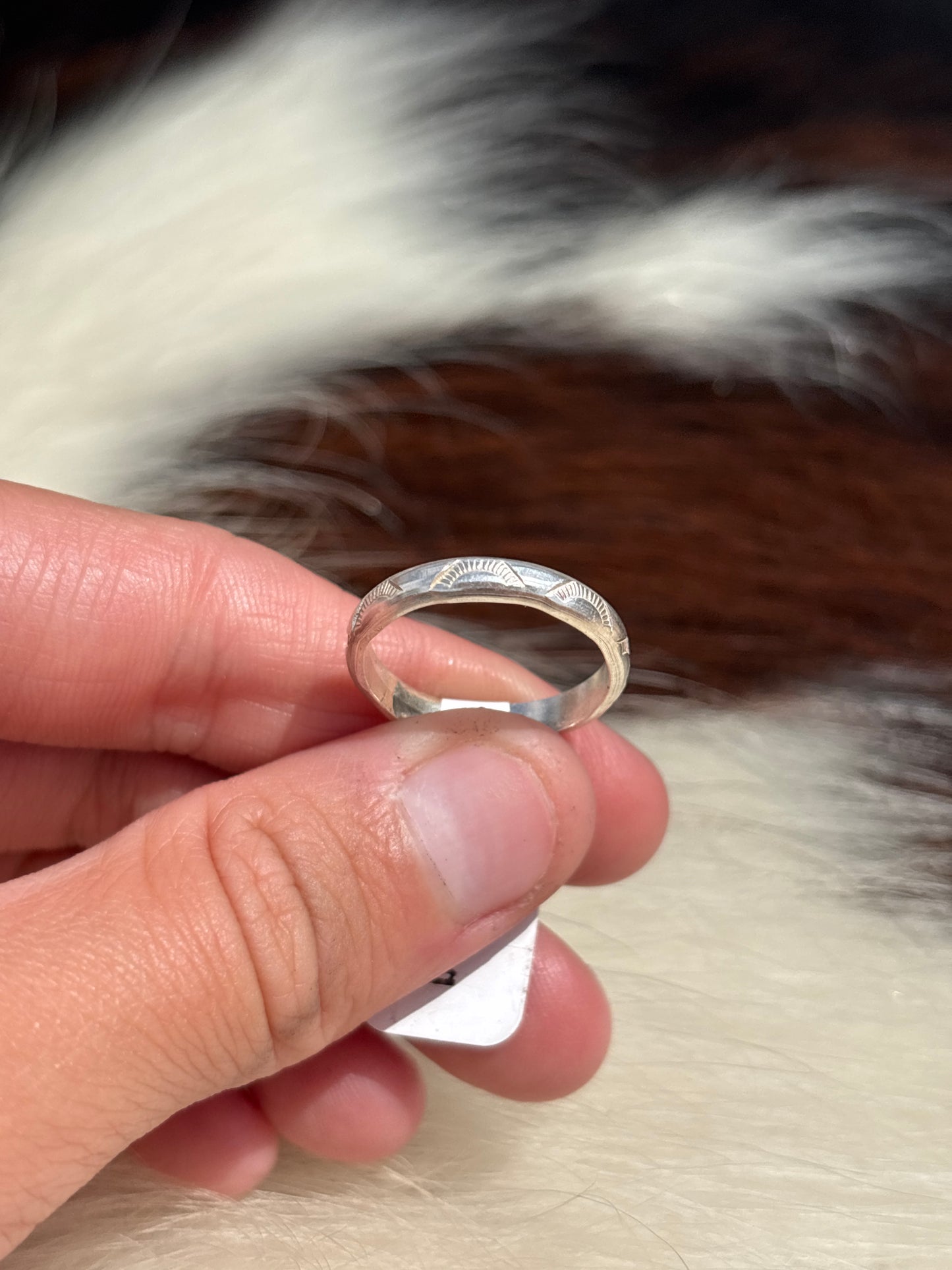Native American, Hand-Made, Sterling Silver Ring