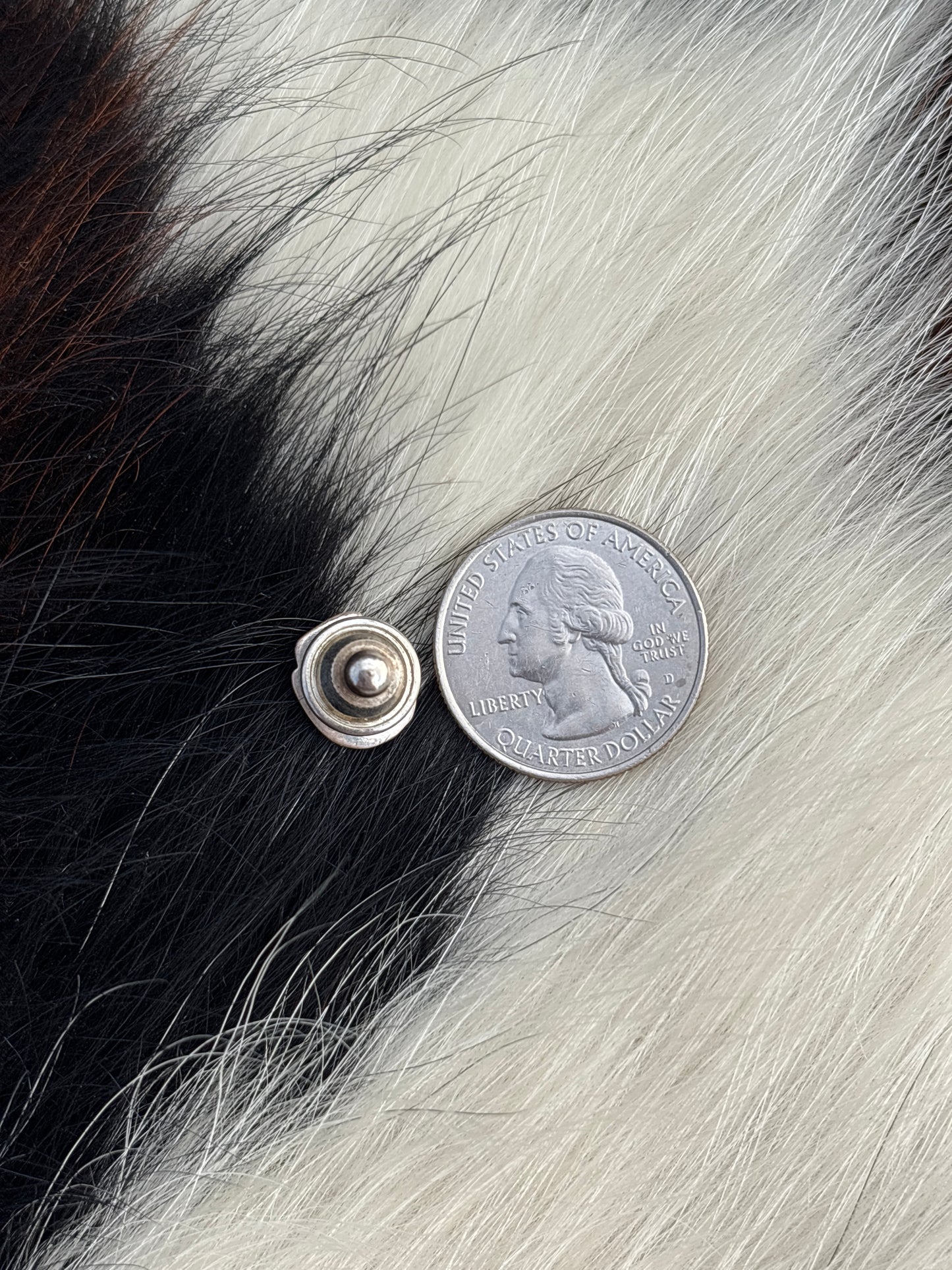 Vintage Native American, Hand-Made, & Sterling Silver Pin