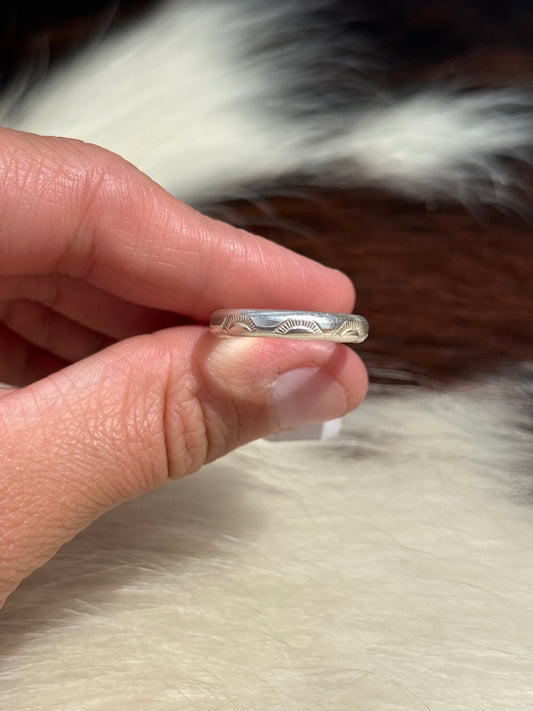 Native American, Hand-Made, Sterling Silver Ring