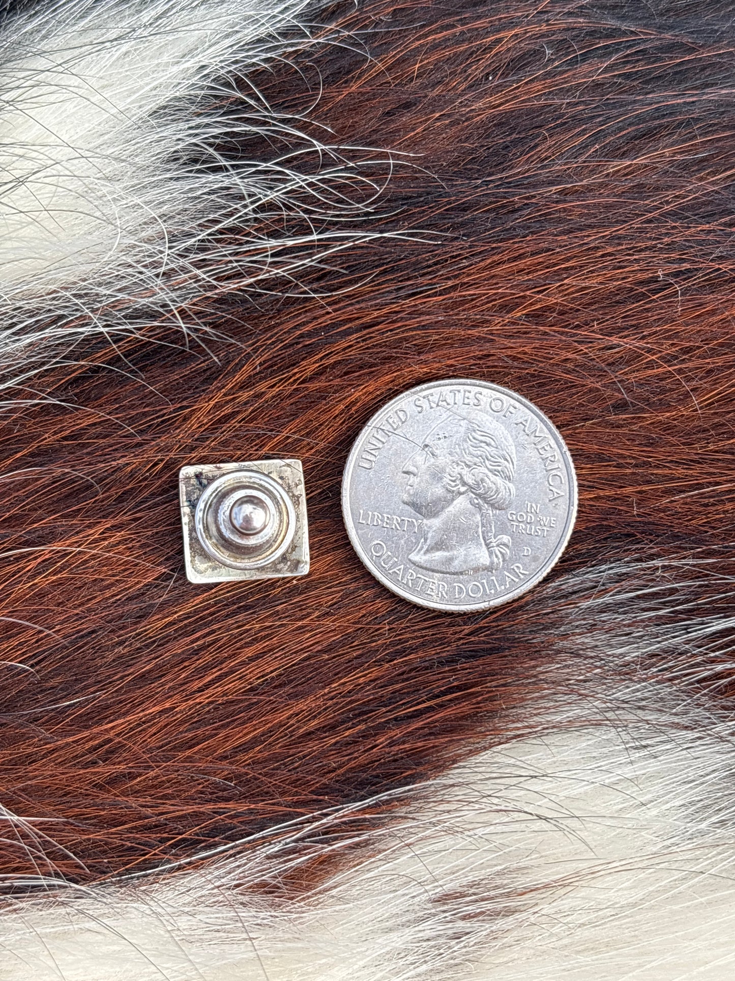 Vintage Native American, Hand-Made, & Sterling Silver Pin