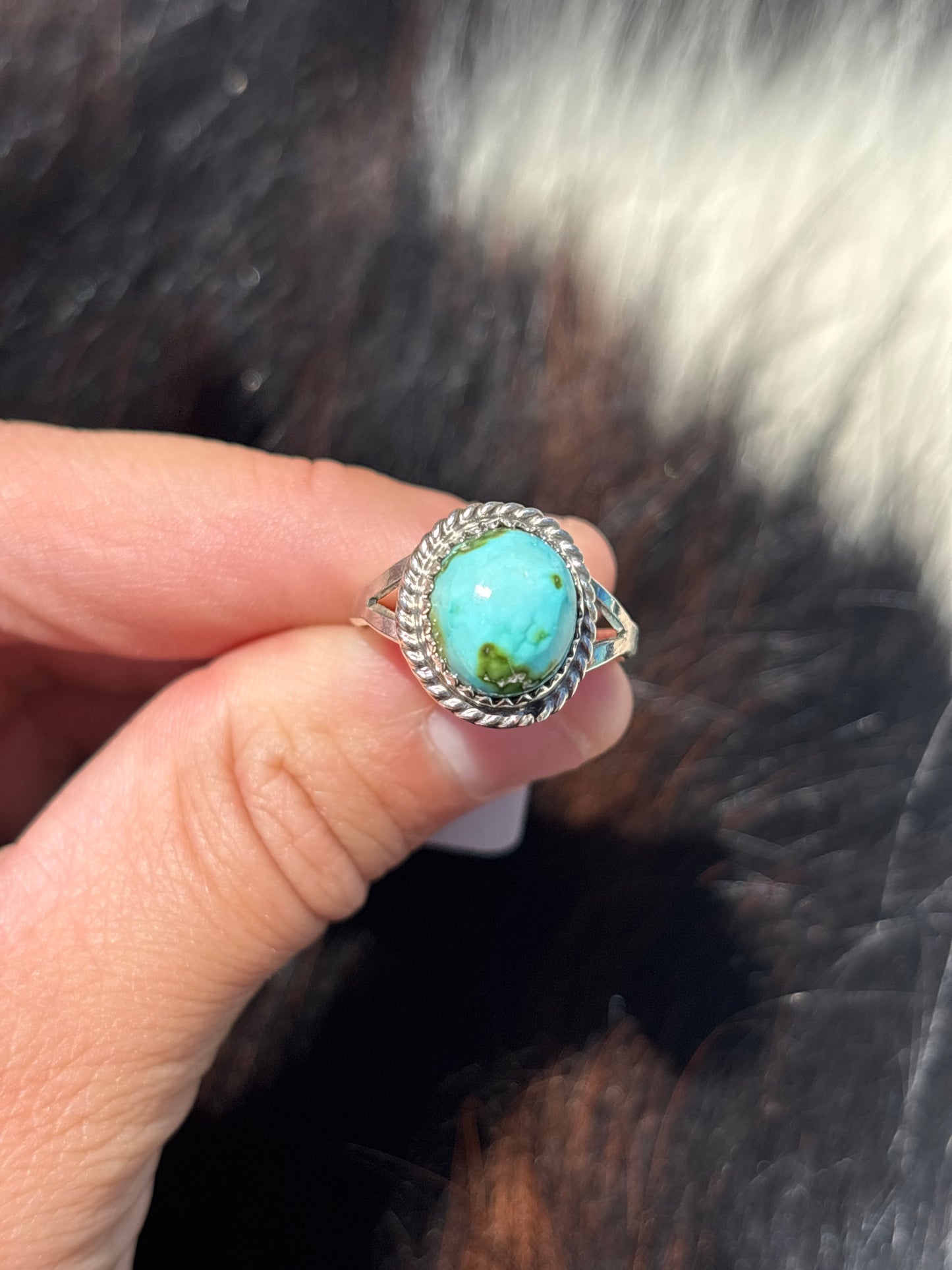 Native American, Hand-Made, Sierra Bella Turquoise & Sterling Silver Ring