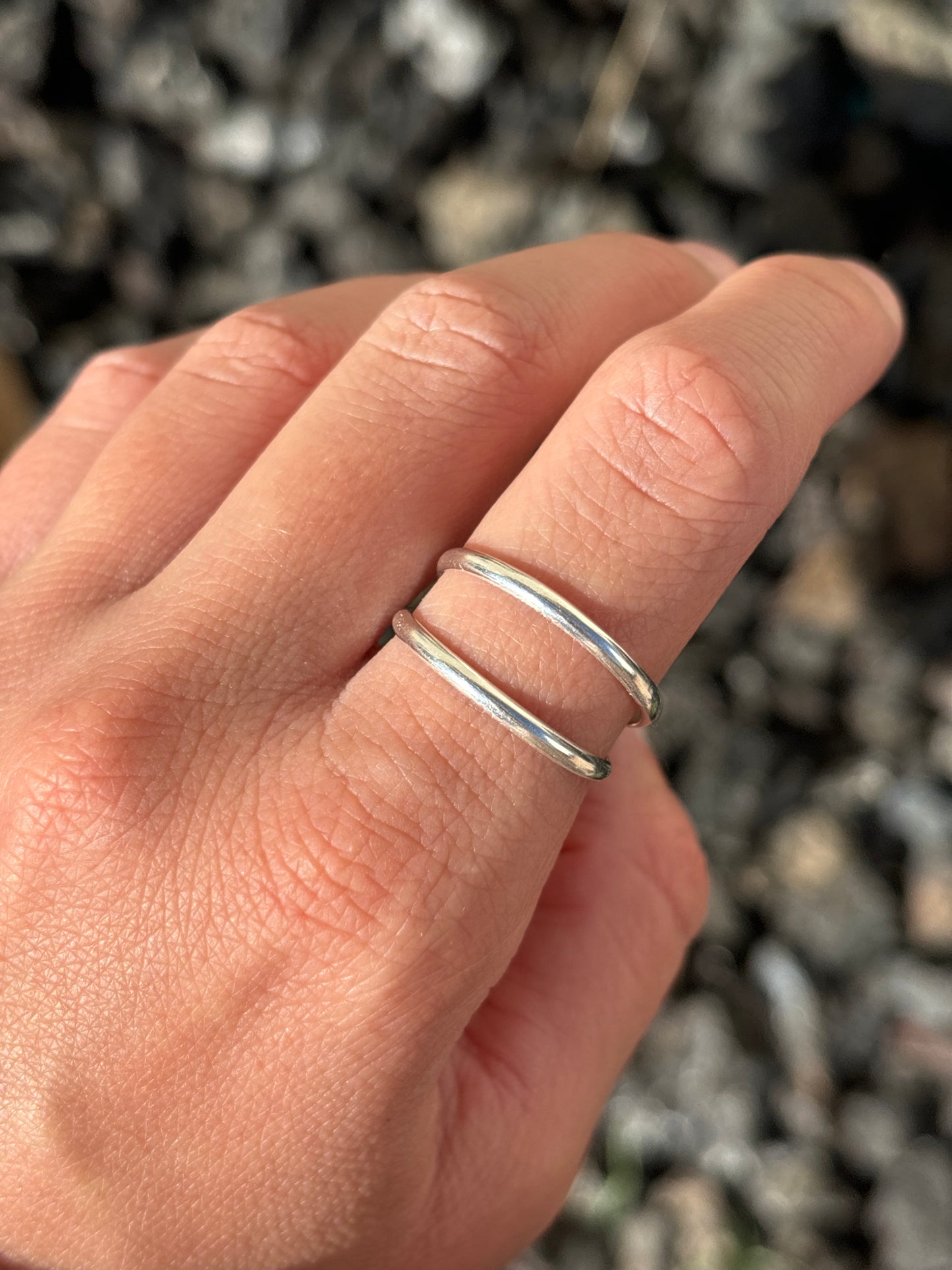 Native American, Hand-Made, Sterling Silver Ring