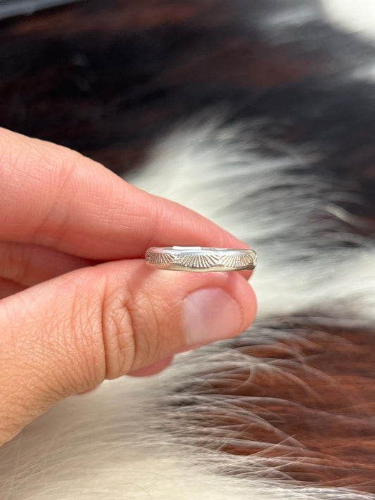 Native American, Hand-Made, Sterling Silver Ring
