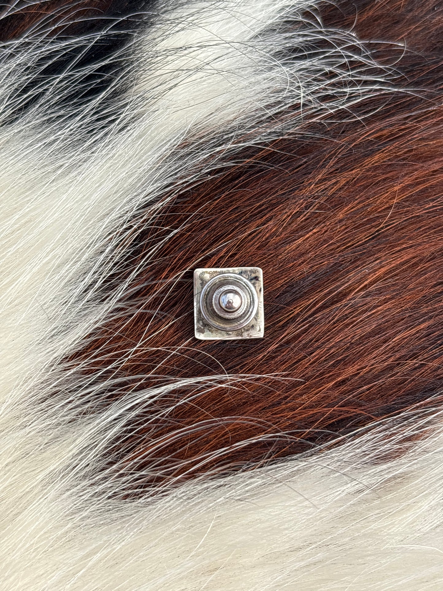 Vintage Native American, Hand-Made, & Sterling Silver Pin