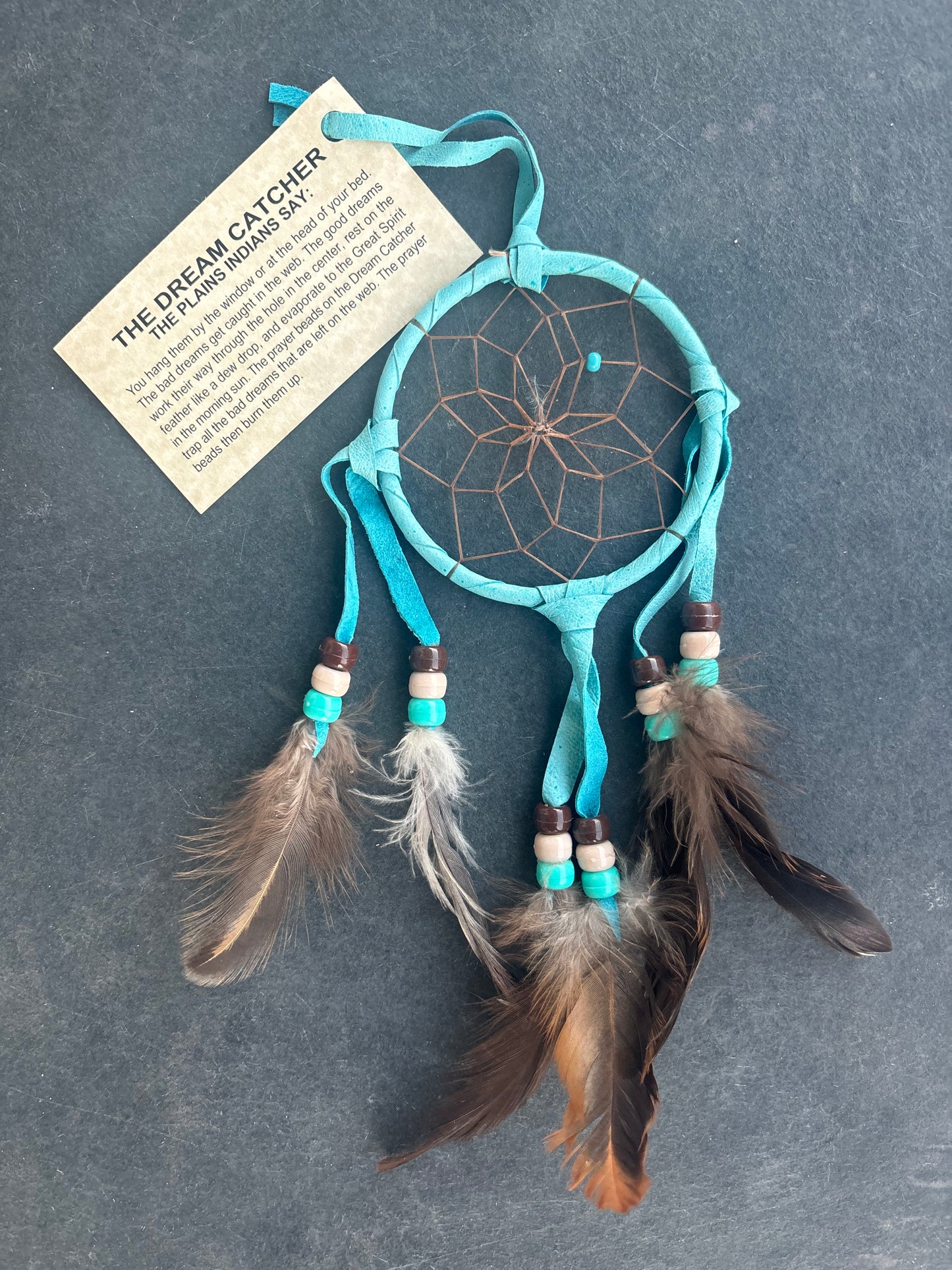 Native American, Hand-Made, 3" Dreamcatcher