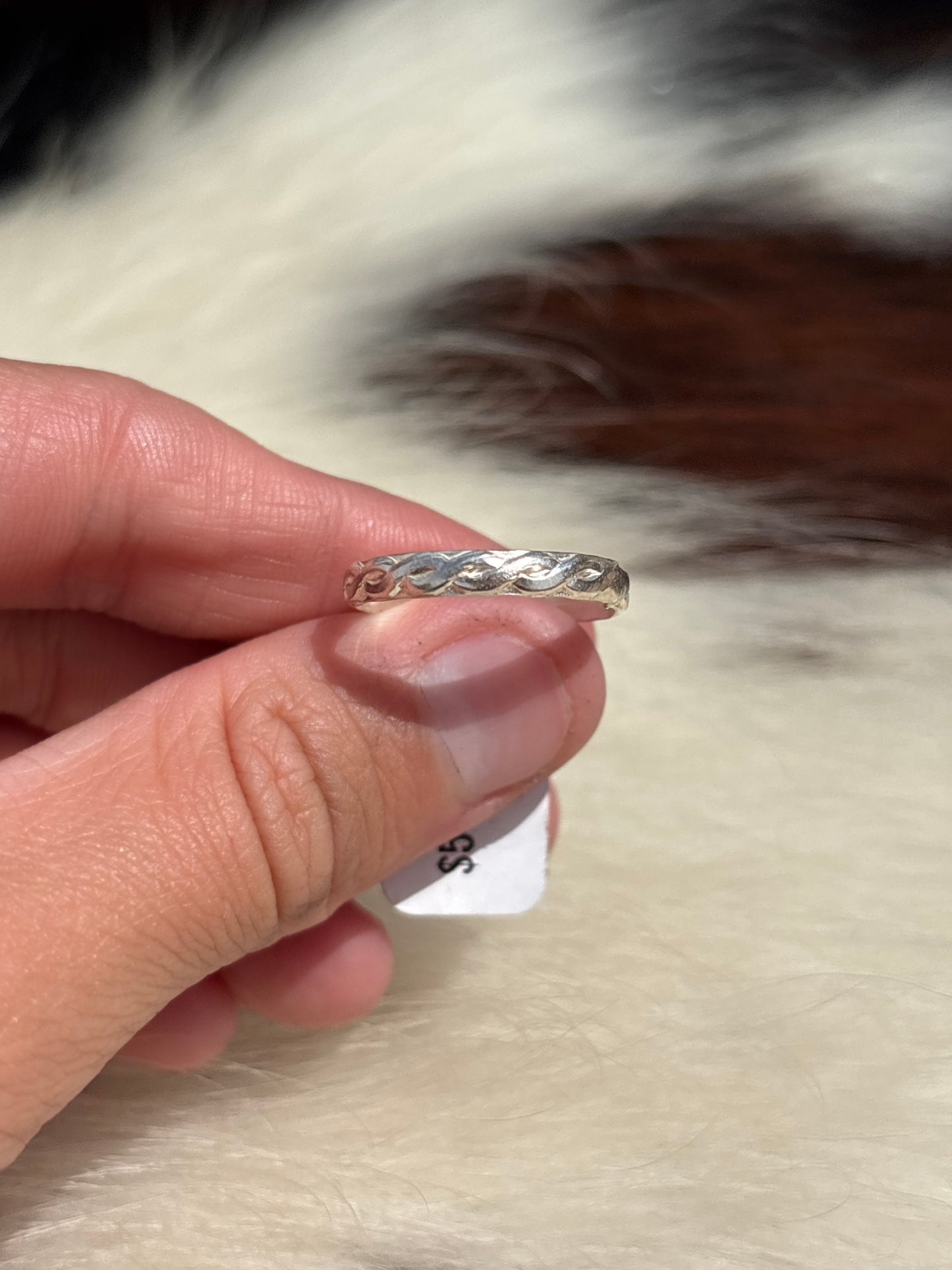 Native American, Hand-Made, Sterling Silver Ring