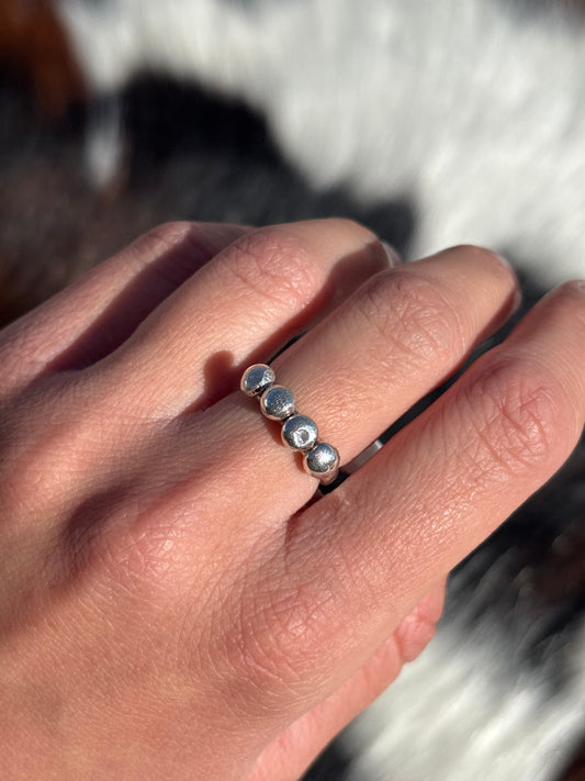 Native American, Hand-Made, Sterling Silver Ring