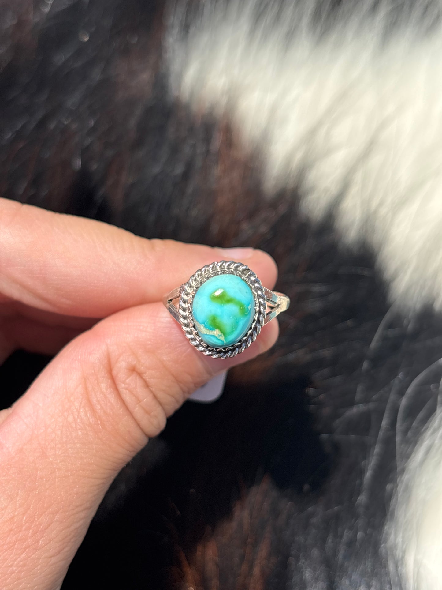 Native American, Hand-Made, Sierra Bella Turquoise & Sterling Silver Ring