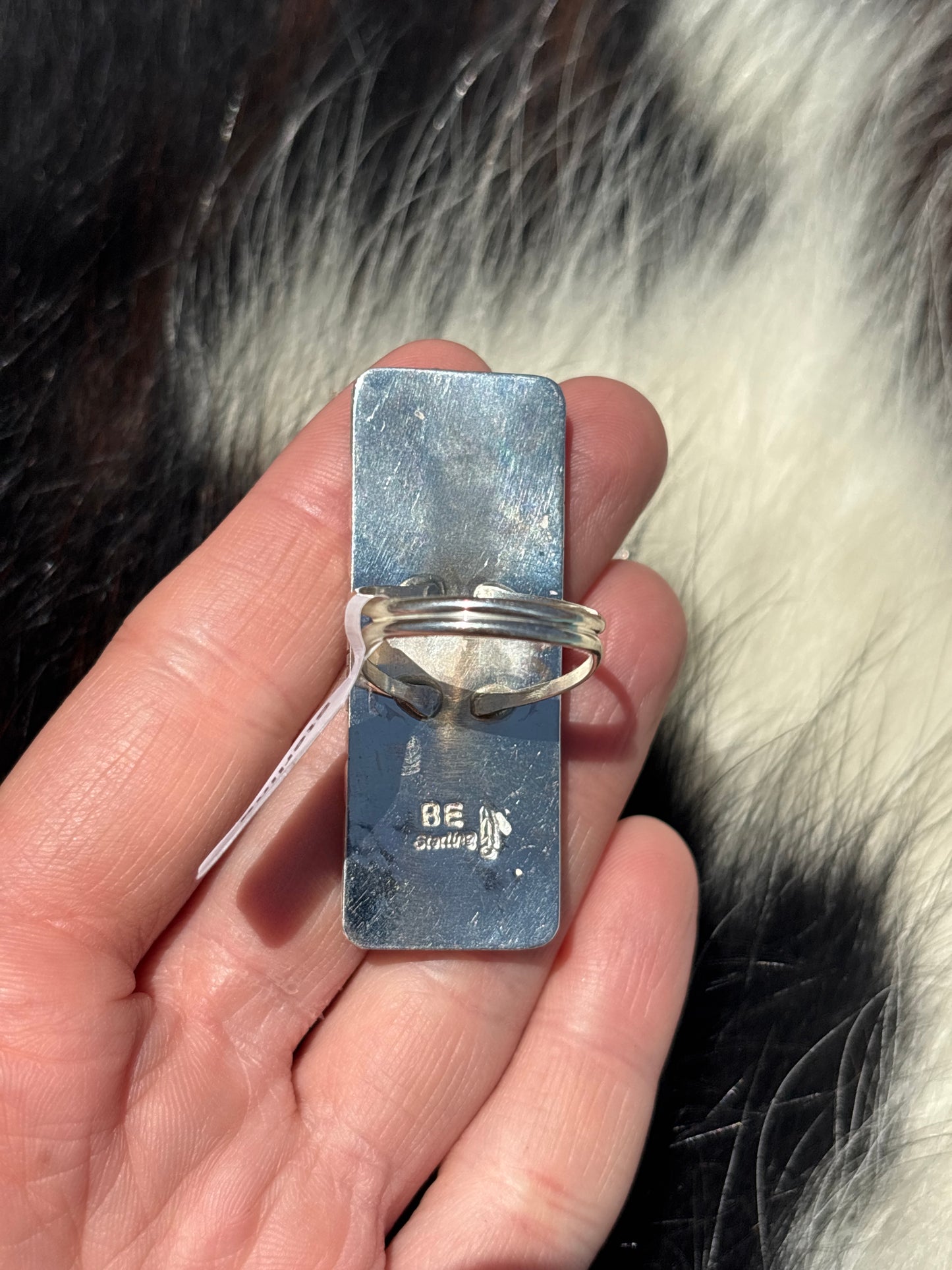 Native American, Hand-Made, Turquoise & Sterling Silver Ring